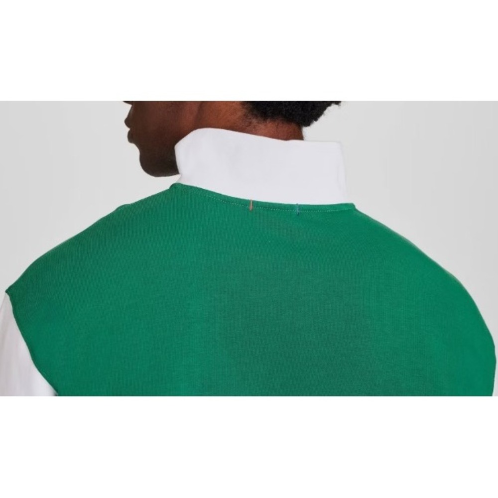 Champion Quarter Zip Pullover Mens Large Green White NWT Tennis Club Graphic Tee - Picture 5 of 8